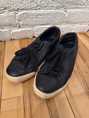 Scanlan Theodore Black Leather Sneakers — EU 38